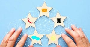 Servicios en estrellas de calificacion