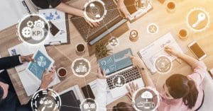 Mesa de trabajo inteligencia de negocios