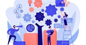 Ilustracion trabajo en equipo