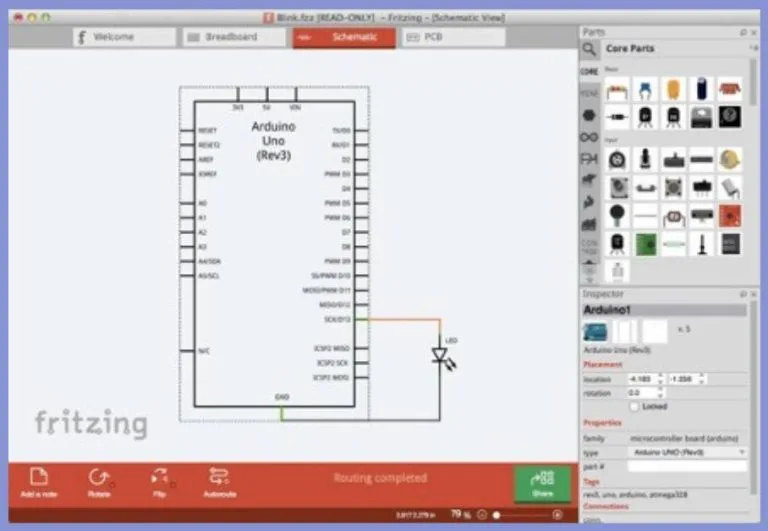 Diseño de PCB | Fritzing